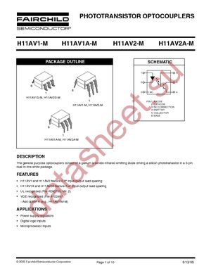 H11AV1FM datasheet  